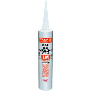 コニシ 建築用シーリング剤 ボンド 変成シリコンコーク ノンブリード LM 320ml ホワイト 05721｜kys