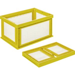 送料別途)(直送品)KUNIMORI プラスチック折畳みコンテナ パタコン N