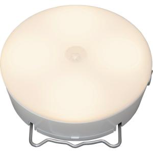 IRIS 522482 乾電池式LED屋内センサーライト ホワイト マルチタイプ 電球色 BSL40ML-WV2｜kys