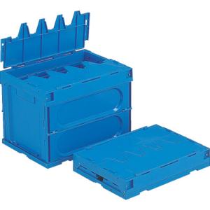 送料別途)(直送品)KUNIMORI プラスチック折畳みコンテナ パタコン N