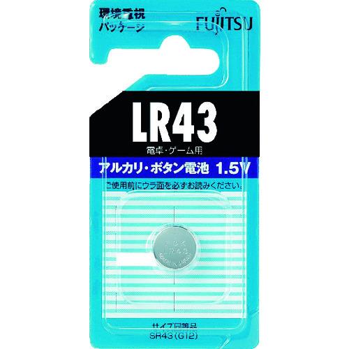 富士通 FDK 富士通 アルカリボタン電池 LR43 (1個=1PK) LR43C-B