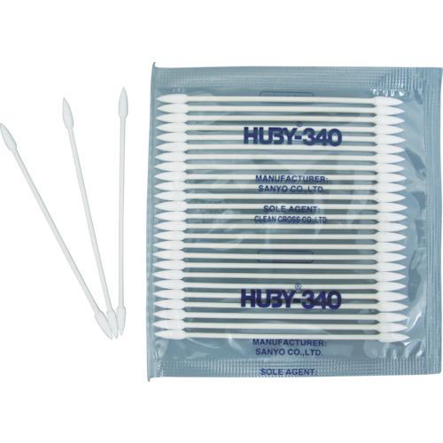 (送料別途)(直送品)HUBY HUBY 3インチ 工業用綿棒(先端コーン型/シャープポイントスリム...