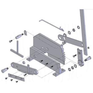 TRUSCO 板金用切断機 レバーシャP-4用部品 NO.18平ワッシャー P4018｜kys