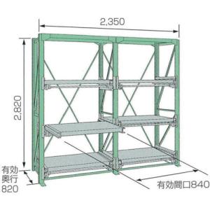 (送料別途)(直送品)KDS スライドラックSSR10-2809-3FTR SSR10-2809-3FTR