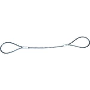 TRUSCO ワイヤーロープスリング Aタイプ アルミロック 10mmX1m TWAL-10S1