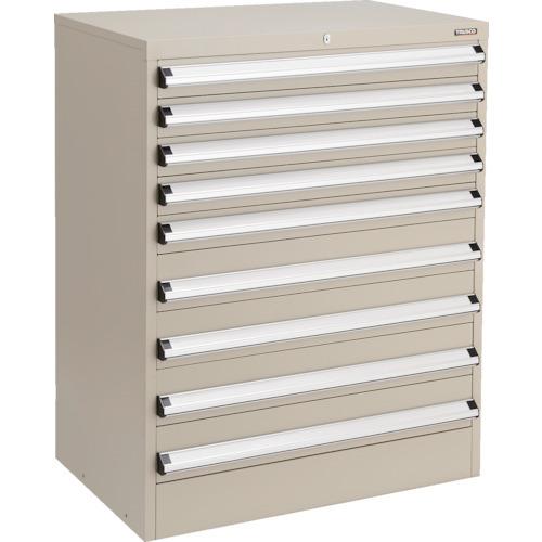 (送料別途)(直送品)TRUSCO 中量棚収納用キャビネット W840XD535XH1040 9段 ...