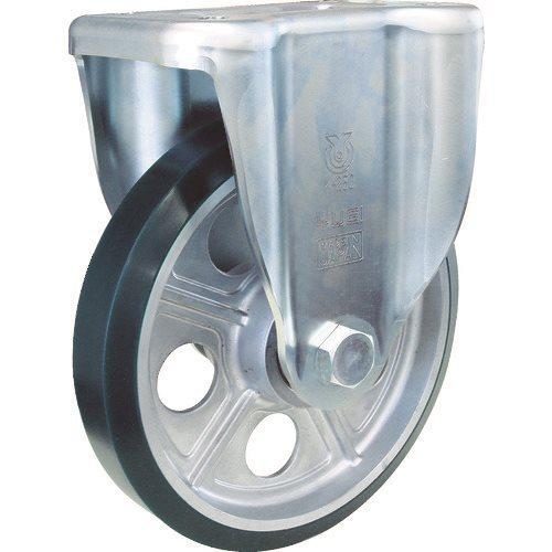 ユーエイ プレート式 固定 キャスター ウレタン 車輪径250mm Jタイプ K型 取付寸法140×...