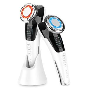 ANLAN 美顔器 ems 温冷ケア LED光 1台8役 温冷美顔器 イオン 毛穴 小顔 自宅用美顔器