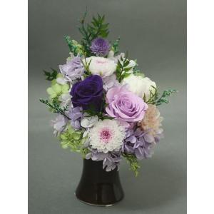 プリザーブドフラワー*仏花アレンジ 花器入り(...の詳細画像2