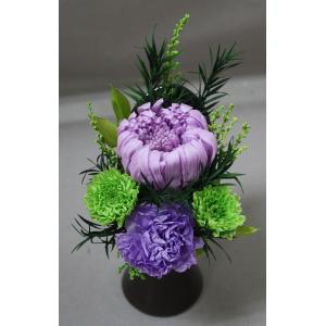 プリザーブドフラワーアレンジ *仏花 輪菊入り...の詳細画像1