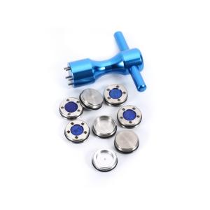 【互換品】 スコッティ キャメロン 用 カスタムソール ウェイト ブルー ウェイト25g30g35g40g×2個＋Tレンチ セット ウエイト