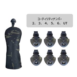 ゴルフ ヘッドカバー 4点セット ユーティリテ...の詳細画像5