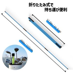 ゴルフ アライメントスティック 2本セット 全...の詳細画像1