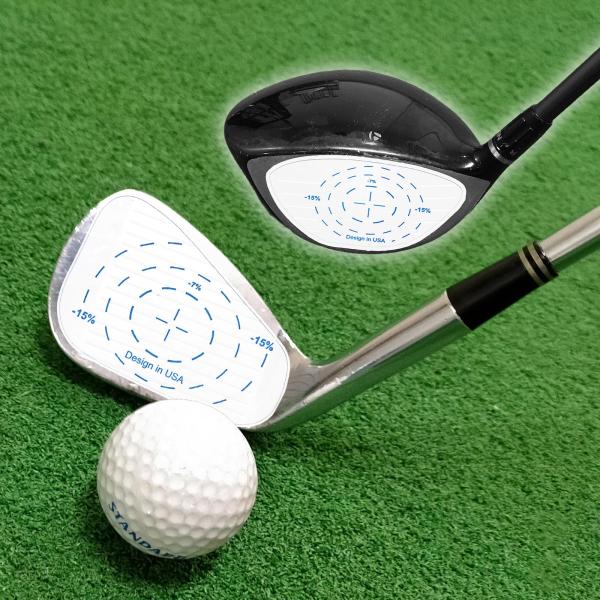 ゴルフ ショットマーカー インパクトマーカー 打球位置確認用 お得な120ショット分 ショット確認シ...