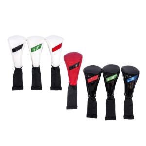 ゴルフ ヘッドカバー ウッド 用 FW 3番5番 2点セット 防水仕様 ライン