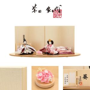 柴田家千代作 雛人形 柳 平安 流水桜 親王飾...の詳細画像1