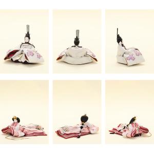 柴田家千代作 雛人形 柳 平安 流水桜 親王飾...の詳細画像5