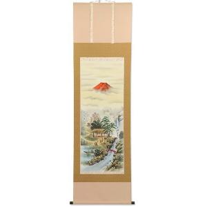 掛軸 掛け軸 十四徳の図 山川旭堂作