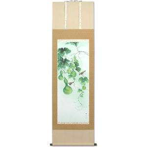 掛軸 掛け軸 青楓翡翠 森田勝成作 : 人形と結納 久宝堂Yahoo!店 - 通販