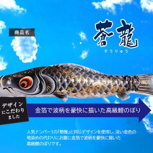 鯉のぼり こいのぼり ベランダ 日本製 蒼龍【...の詳細画像2