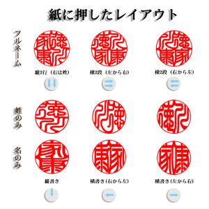 はんこ オランダ水牛印鑑 印鑑セット 高級もみ...の詳細画像5