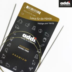 addi 輪針プレミアム 100cm - 1.5mm/1.75mm 日本サイズ0号以下 114-7｜kyupi