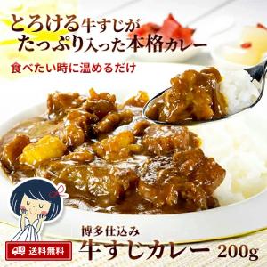 カレー レトルト 牛すじ ビーフカレー 中辛 国産