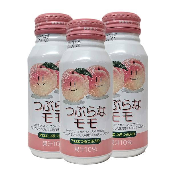 つぶらなモモ 190g×30本 3ケースセット 送料無料 ももジュース ジュース JAフーズ