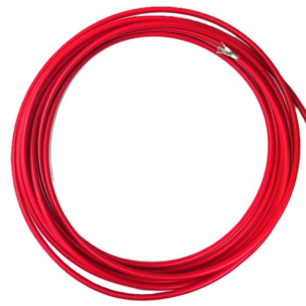 0.3SQ 赤 横まきシールド【1m 切断販売】1心シールド線 九州電気オリジナルシールド線