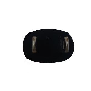 ACプラグ付き2mコード0.75SQ VFF 黒色の詳細画像4