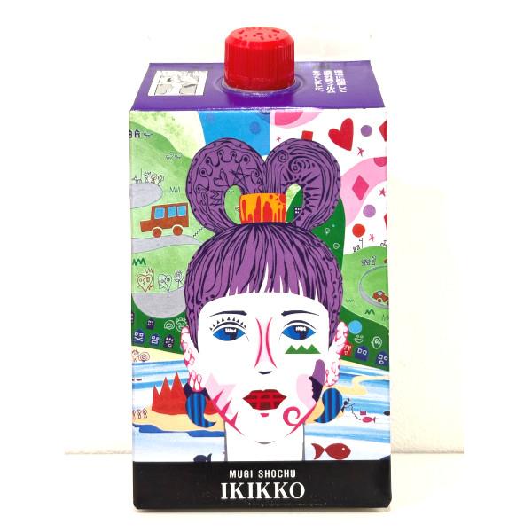 数量限定 麦焼酎 IKIKKO 25度 900mlパック 1ケース(6本入)