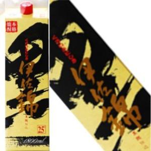 本格芋焼酎　黒伊佐錦（黒麹）25度1800mlパック｜kyusyusake