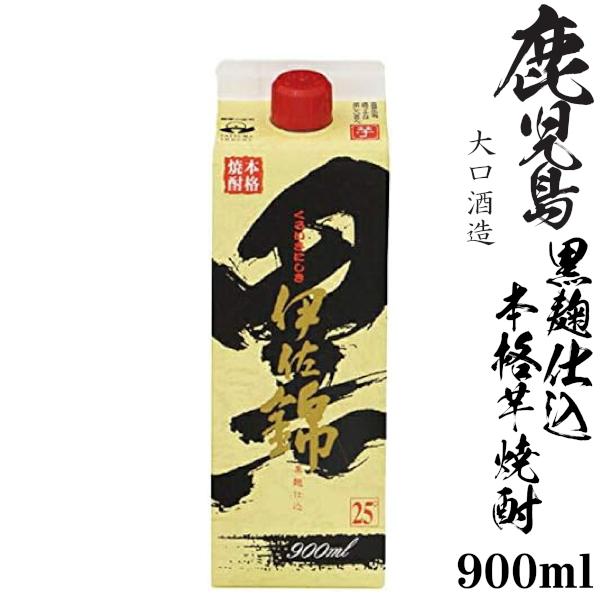 本格芋焼酎　黒伊佐錦（黒麹）25度900mlパック