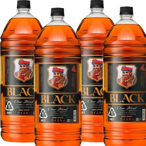 ブラックニッカ クリアブレンド4000mlペット1ケース（4本入）
