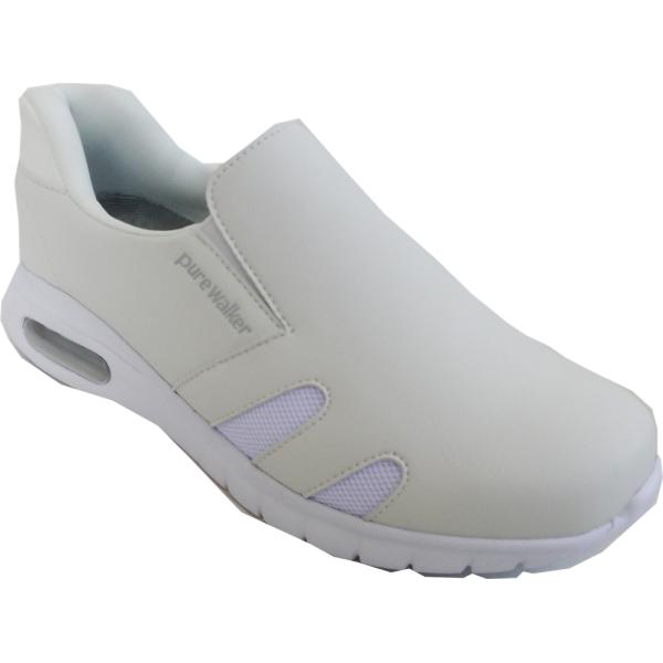 Pure Walkerナースシューズ PW0552 ホワイト Slide Fitスライドフィット  ...