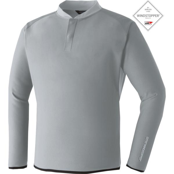 Asahicho GORE-TEX ウインドストッパーシャツ 51034 グレー S-5L ゴアテッ...