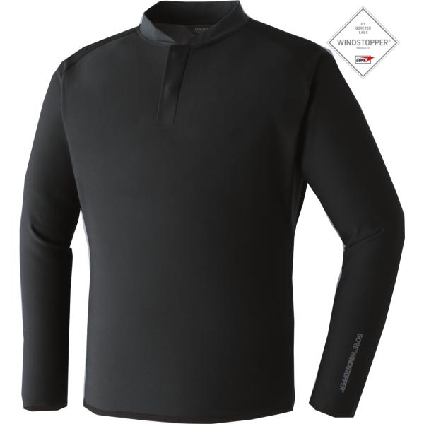 Asahicho GORE-TEX ウインドストッパーシャツ 51034 ブラック S-5L ゴアテ...