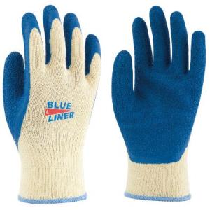 ブルーライナー背抜き300 10双組　東和コーポレーション　作業用背抜きゴム手袋