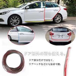 ドアモール 透明クリア 車 傷防止 ドアカバー...の詳細画像4