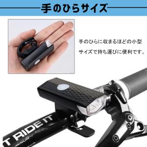 USB充電式 LED 自転車ライト ヘッドライ...の詳細画像4