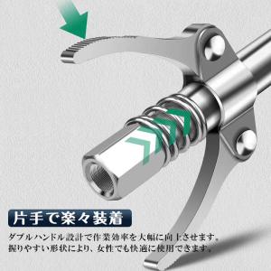 グリースガン カプラー グリスガンノズル 高圧...の詳細画像4