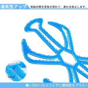 ヘルメット ヘルメットインナー パッド インナ...の詳細画像4