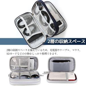 ガジェットポーチ 小物入れ 充電器ポーチ トラ...の詳細画像3