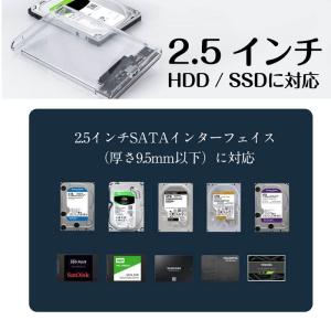 2.5インチ HDD SSD 外付けケース 高...の詳細画像1