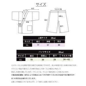 甚平 レディース 大きいサイズ L LL 半袖...の詳細画像3