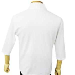 襦袢風肌着 7分袖 一杢 Tシャツ メンズ ホ...の詳細画像3