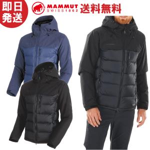 MAMMUT マムート Rime Pro IN Hybrid Hooded Jacket Men ライム プロ インサレーション ハイブリッド フーディッド ジャケット メンズ 1013-00640 0001 50116｜kyuzo-outdoor