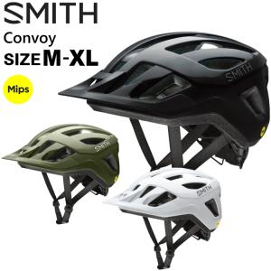 SMITH スミス ヘルメット 自転車 MTB MIPS Convoy コンボイ マウンテンバイク クロスバイク BMX ブラック モス ホワイト ミップス