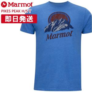 Marmot マーモット Tシャツ ティーシャツ Pikes Peak H/S Tシャツ パイクスピーク ティーシャツ 登山 トレッキング ハイキング キャンプ  TOMLGA4242｜kyuzo-outdoor