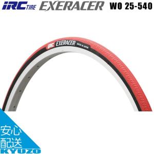 IRC HP93 EXERACER レッド WO 25-540 タイヤ 井上ゴム工業 車イス 車椅子 抗菌ゴム スチールビード｜kyuzo-shop